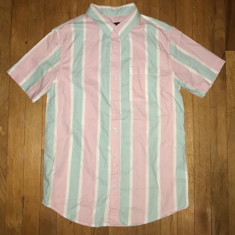 PacSun Short Sleeve Button Up Top